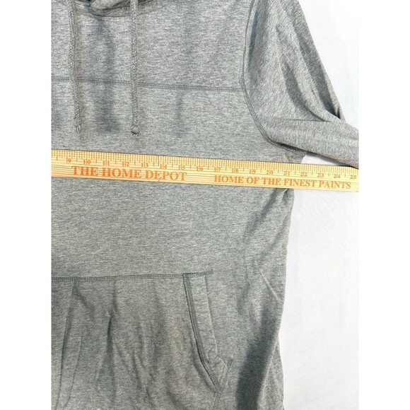 Vintage Abercrombie & Fitch Hoodie Men's 2XL Gray Muscle Fit Y2K Lightweight - Picture 6 of 9